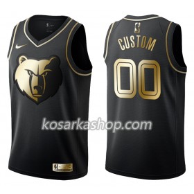 Dres Memphis Grizzlies Prilagođeni Nike Crna Golden Edition Swingman